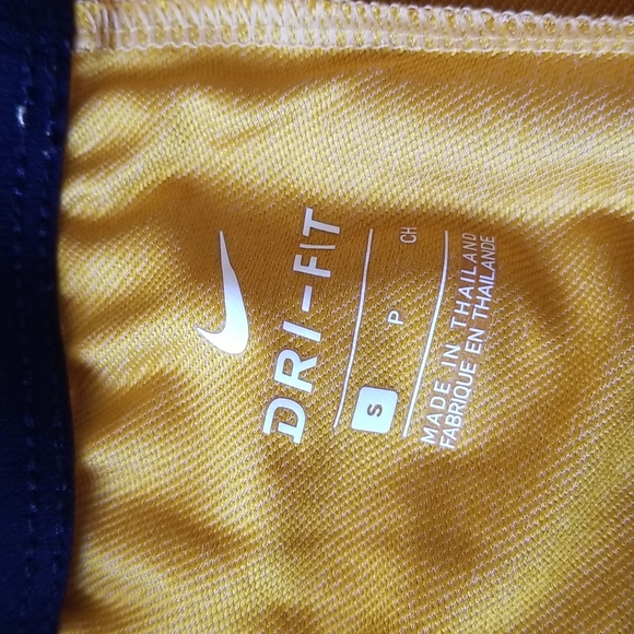 Nike Yellow Gold Drawstring Shorts - Picture 4 of 6